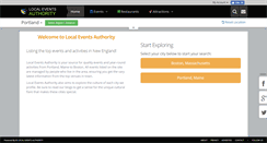 Desktop Screenshot of localeventsauthority.com