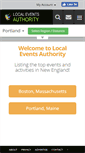 Mobile Screenshot of localeventsauthority.com